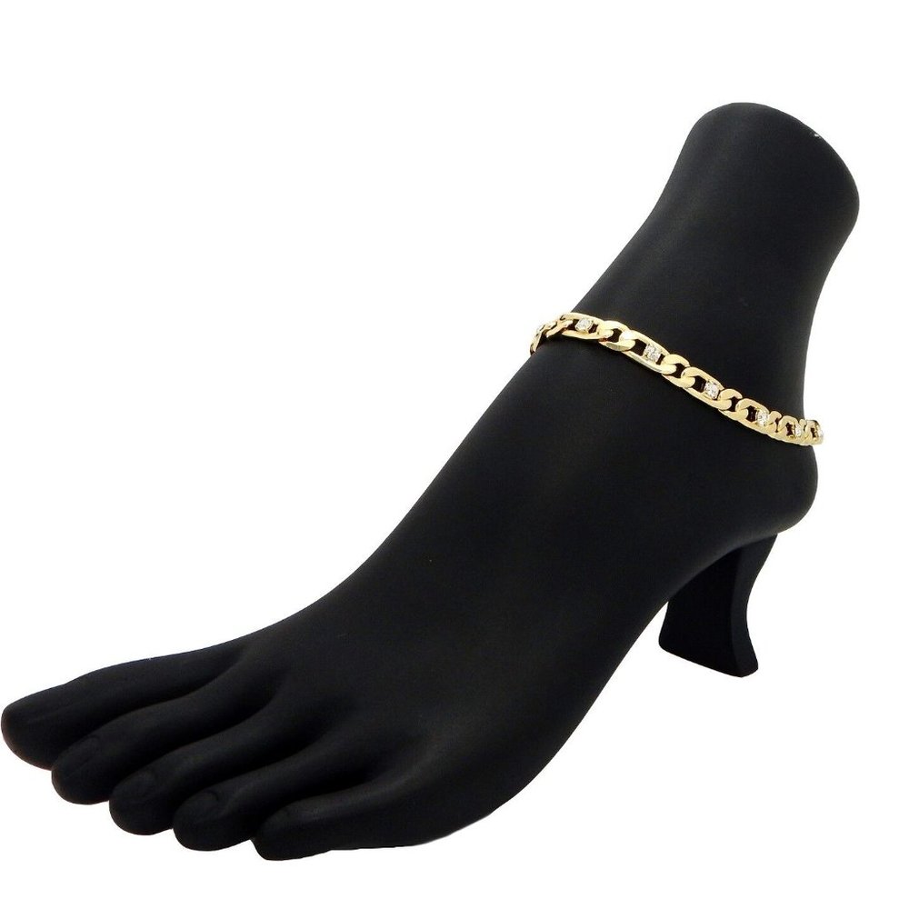 8mm Curb Link 14k Bracelet Anklet